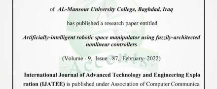 Scientific research in Scopus repository from the Department of Medical Devices Technologies Engineering