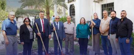 عمادة المنصور وكوادرها يرسخون ثقافة الاستدامة بزراعة الأمل في يوم التشجير العالمي