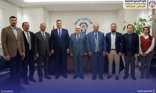 بيت الحكمة وكلية المنصور في حوار علمي يفتح آفاق التعاون الأكاديمي